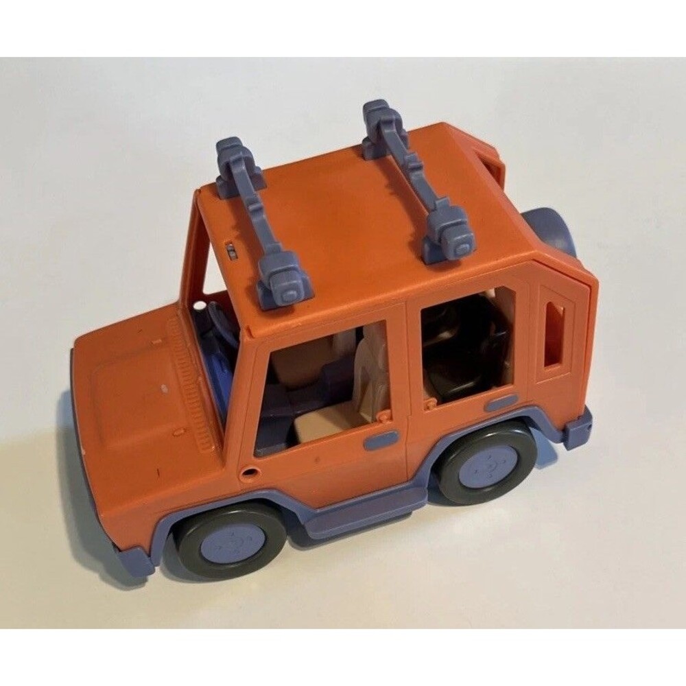 BLUEY Heeler Jeep 4WD FAMILY VEHICLE CAR By Moose Toys Car Orange Hatchback 2018